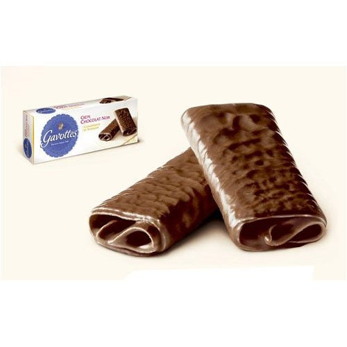 French Dark Chocolate Gavottes Crepes Dentelles Loc Maria 3.2 oz