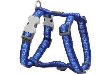 Cosmos Dark Blue Dog Harness,Medium/Large
