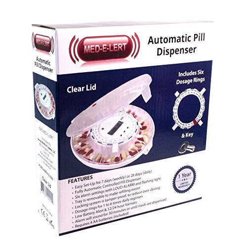 Med-e-lert Automatic Pill Dispenser 28 Compartments