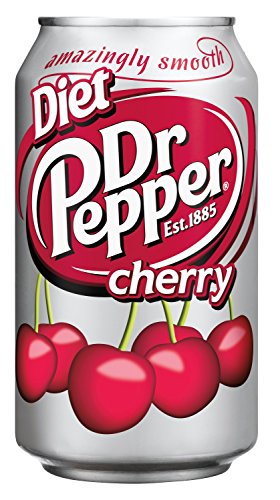 Dr Pepper Diet Cherry Can 12 Oz