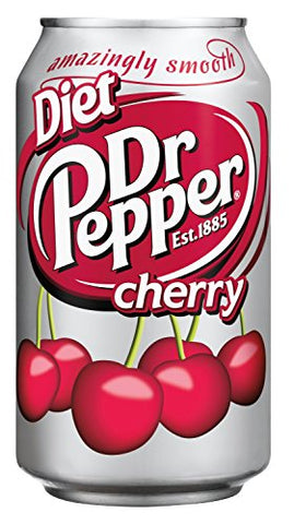 Dr Pepper Diet Cherry Can 12 Oz