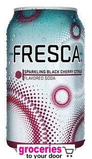 Fresca Black Cherry Soda Can 12 Oz