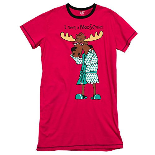 Lazy One  Nightshirts, I Need A Mooseage!