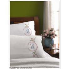 STAMPED EMBROIDERY - HIS & HERS, PC/PAIR