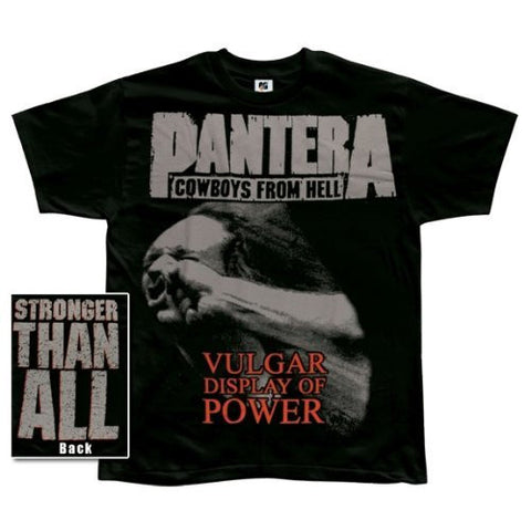 Pantera Vulgar Display of Power T-Shirt Size XXL