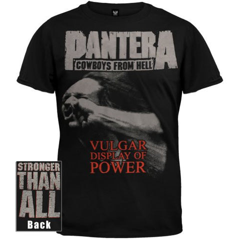 Pantera Vulgar Display of Power T-Shirt Size XL