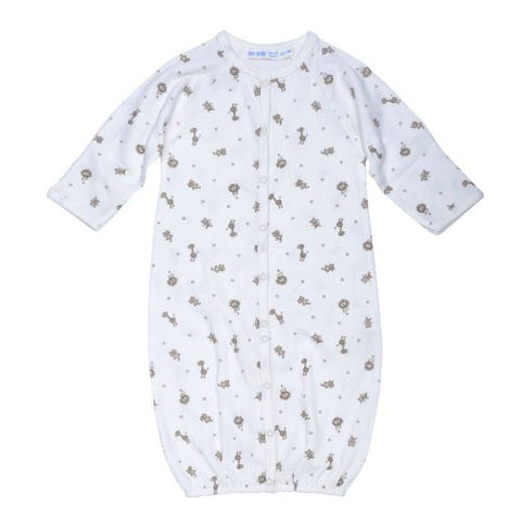 Nature's Nursery Convertible Baggie Baby Clothing in Animal Print