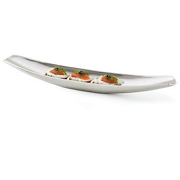 DANSK - CLASSIC FJORD MTL CANOE BOWL NEW