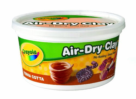 Air-Dry Clay, 2.5-lb. Bucket - Terra cotta