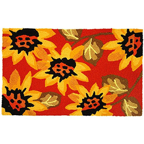 Sunflowers On Red 21" x 33"