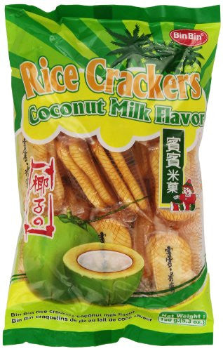 Bin-Bin Coconut Milk Rice Crackers 5.3 oz.