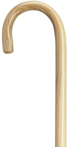 Crook Handle, 1 Inch Diameter Cane, Natural