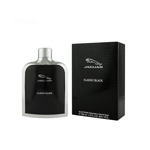 Jaguar Classic Black Cologne, For Men, 3.4 oz Eau De Toilette Spray