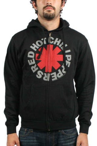 Red Hot Chili Peppers Asterisk Zip Hoodie Size XXL
