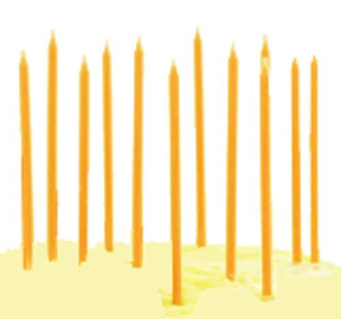 Party Candles Set of 12, Orange