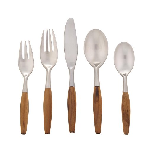 Classic Fjord Teak 5 Pc Place Set