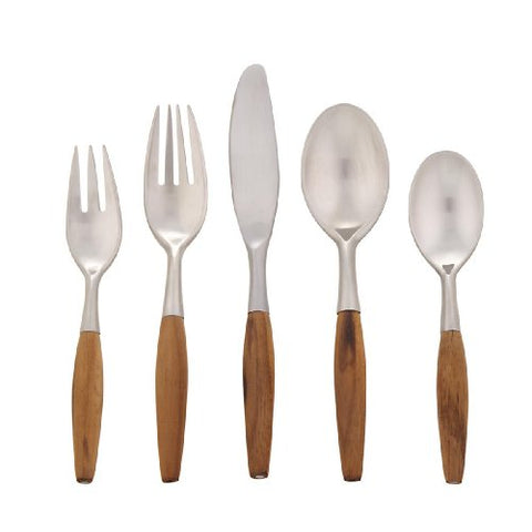 Classic Fjord Teak 5 Pc Place Set