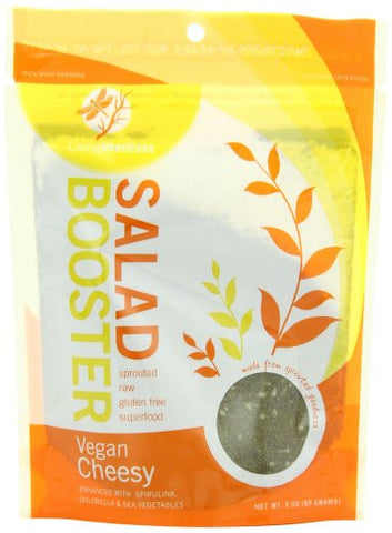 Living Intentions Salad Booster, Vegan Cheese, 3 Ounce