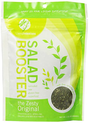 Living Intentions Salad Booster Zesty, Original, 3 Ounce