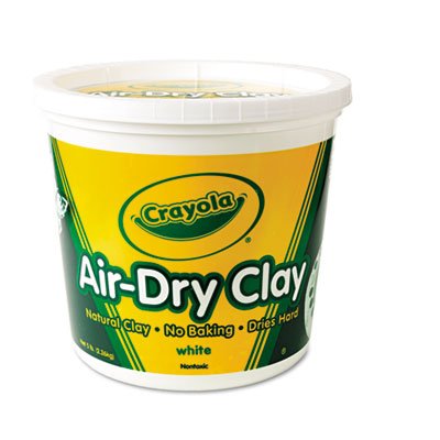 Air-Dry Clay, 5-lb. Bucket - White