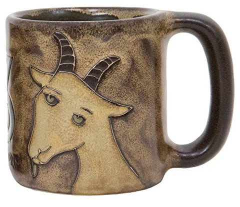 Mara Stoneware Zodiac Mug 16 oz -Capricorn the Goat