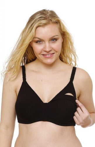 Molded Cotton with Fancy Foldover Trim 34D,  BLace