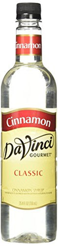 DAVINCI GOURMET SYRUPS - PLASTIC Cinnamon 750ML