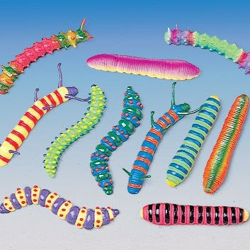 NEON CATERPILLARS - 12pcs