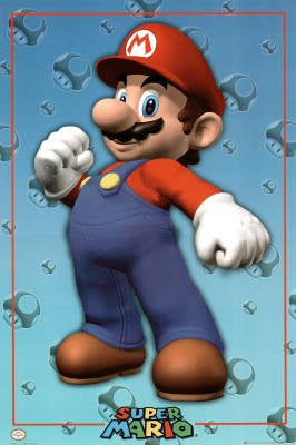 Nintendo (Mario) Video Game Poster Print - 24x36