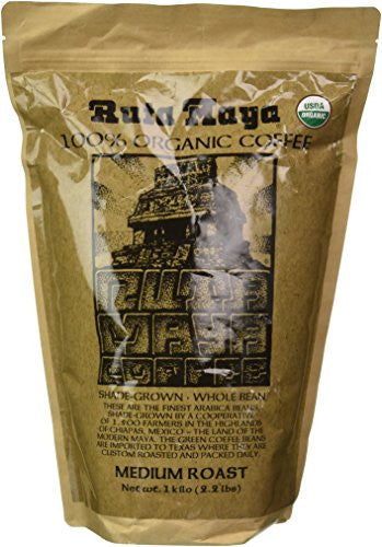 Organic Medium Roast Coffee - Whole Bean 2.2 lbs