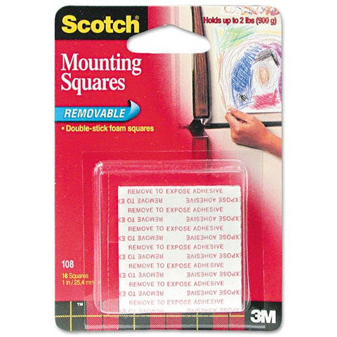 MOUNT SQR 108 RMVBL 1IN 16/CD