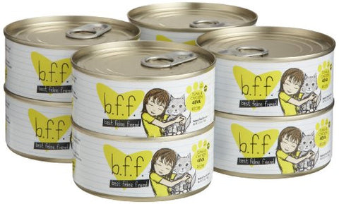 Best Feline Friend, Canned Cat Food, Tuna & Chicken 4-Eva, 8 ct, 5.5 oz