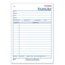 Adams Packing Slip Book, 3-Part, Carbonless, 50 Sets/Book