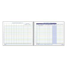 Adams Check Payment & Deposit Register (Spiral), 8-1/2" x 11"