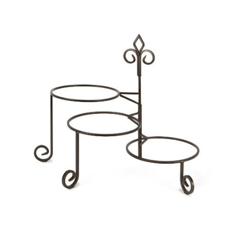 Keller 3 Place Swivel Plate Stand