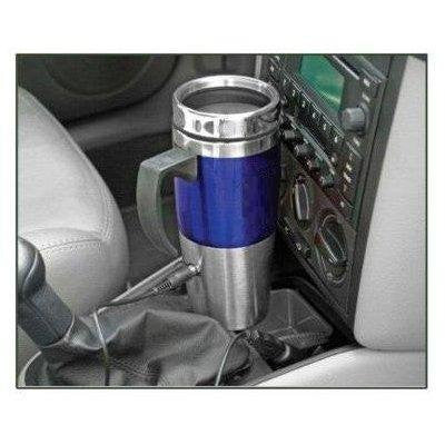 North Point HW4274 Blue Heated Stainless Steel Travel Mug with USB - 12 Volt