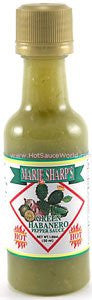 Marie Sharp's Green Habanero Hot Sauce Mini with Prickly Pears 1.69 oz