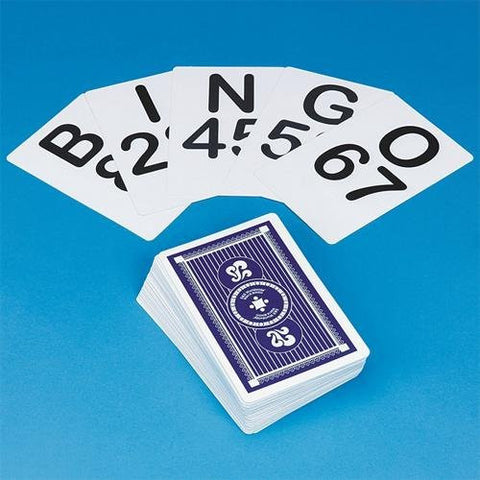 Jumbo Bingo Calling Cards, 5-3/4"H x 3-3/4"W (Set of 75)