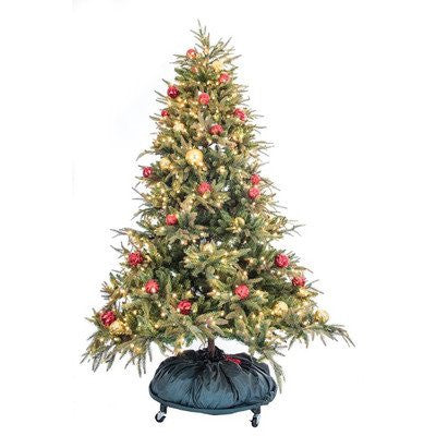 TreeKeeper PRO Decorated Tree Storage Bag w/ Rolling Stand