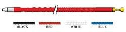 Firestik FS Series Tunable Tip CB Antennas 3 Foot Red