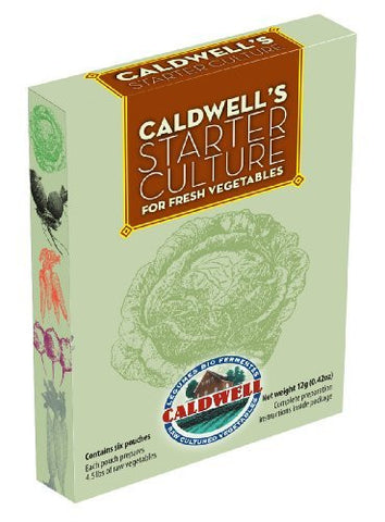 Caldwell’s Starter Culture for Vegetables 6 pack