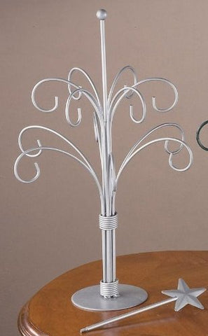 Silver 12 Arm Ornament Tree