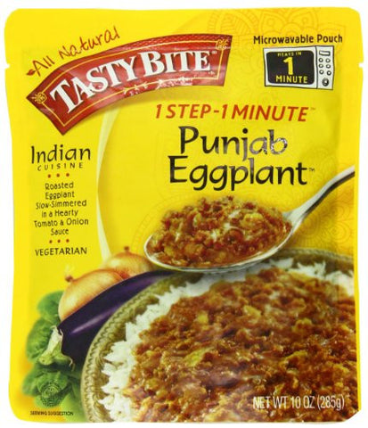 Tasty Bite Indian Entrée, Punjab Eggplant, 10 Ounce (Pack of 6)