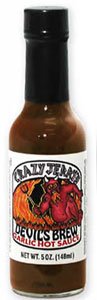 Crazy Jerry's Devil's Brew Garlic Hot Sauce 5 oz (not in pricelist)