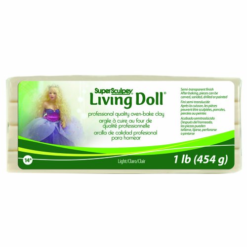 Super Sculpey Living Doll Light, 1 lb