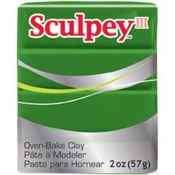 Sculpey III Leaf Green, 2 oz