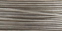 19 Strand Stainless Steel Bead Stringing Wire, .015 in (0.38 mm), Bright, 30 ft (9.2 m)