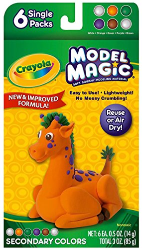 Model Magic 6 ct. 0.5-oz. Single Pack, Secondary Colors1, 2
