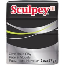 Sculpey III Black, 2 oz