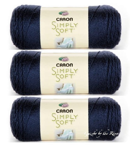Caron Simply Soft - Solid 6 oz (Dark Country Blue)